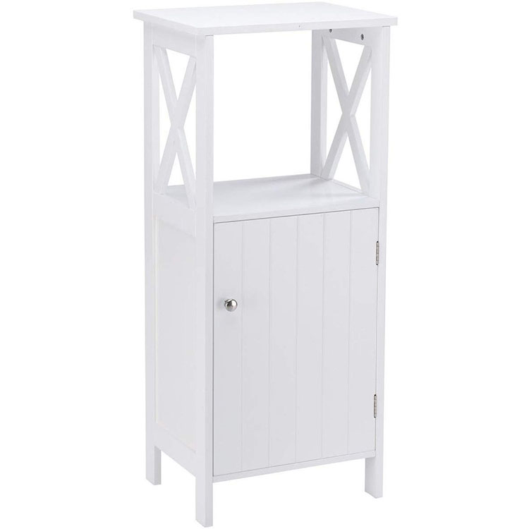 High Quality Single Door Towels Modern Bathroom Tall Cabinet